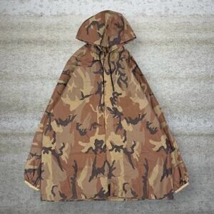 Vintage 90s Hunting Camo Windbreaker Jacket Mens L Full Zip Water Resistant